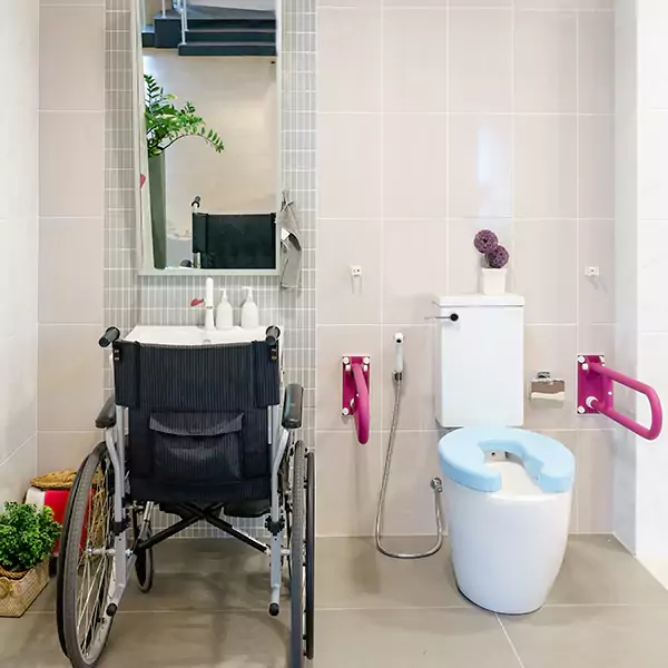 Handicap Bathroom Remodel in Estero, Florida