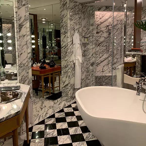 Luxury bathroom remodel in Estero, Florida