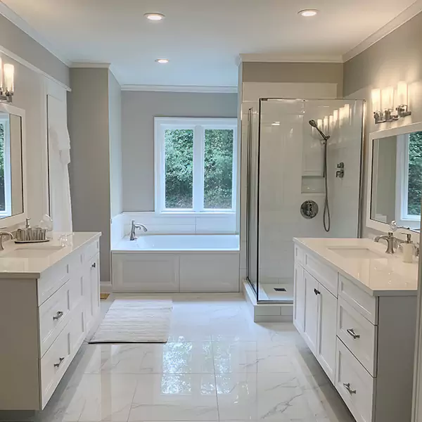 Old Bathroom Remodel in Estero, Florida