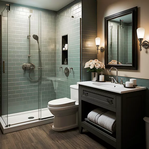 One day bathroom remodel in Estero, Florida