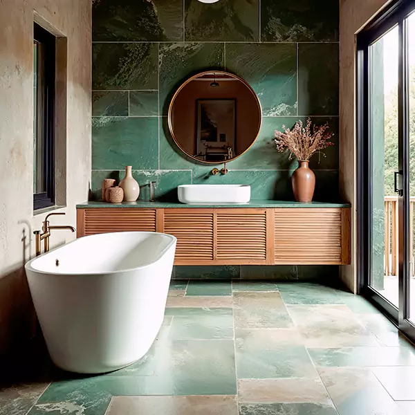 Rustic Bathroom Remodel in Estero, Florida