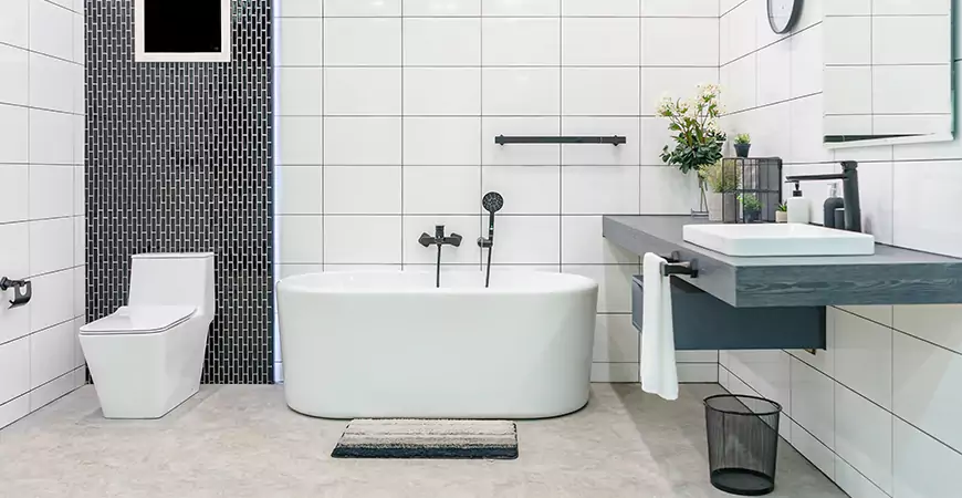 Contemporary Shower Remodel in Estero