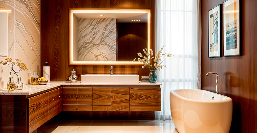 Inexpensive Master Bathroom Remodel in Estero