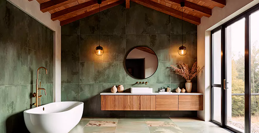 Rustic Bathroom Renovation in Estero